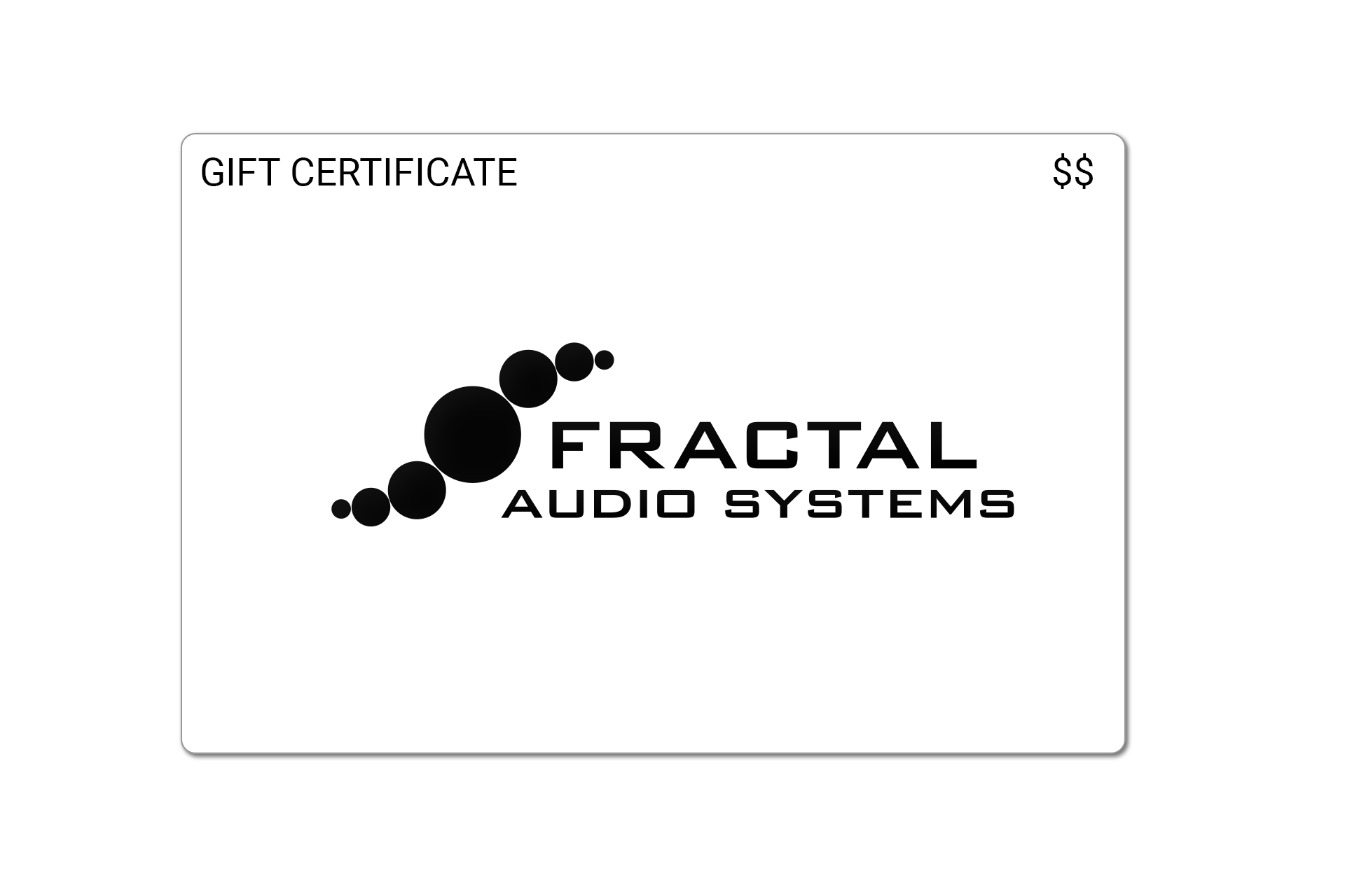 Fractal Audio Systems Gift Certificate
