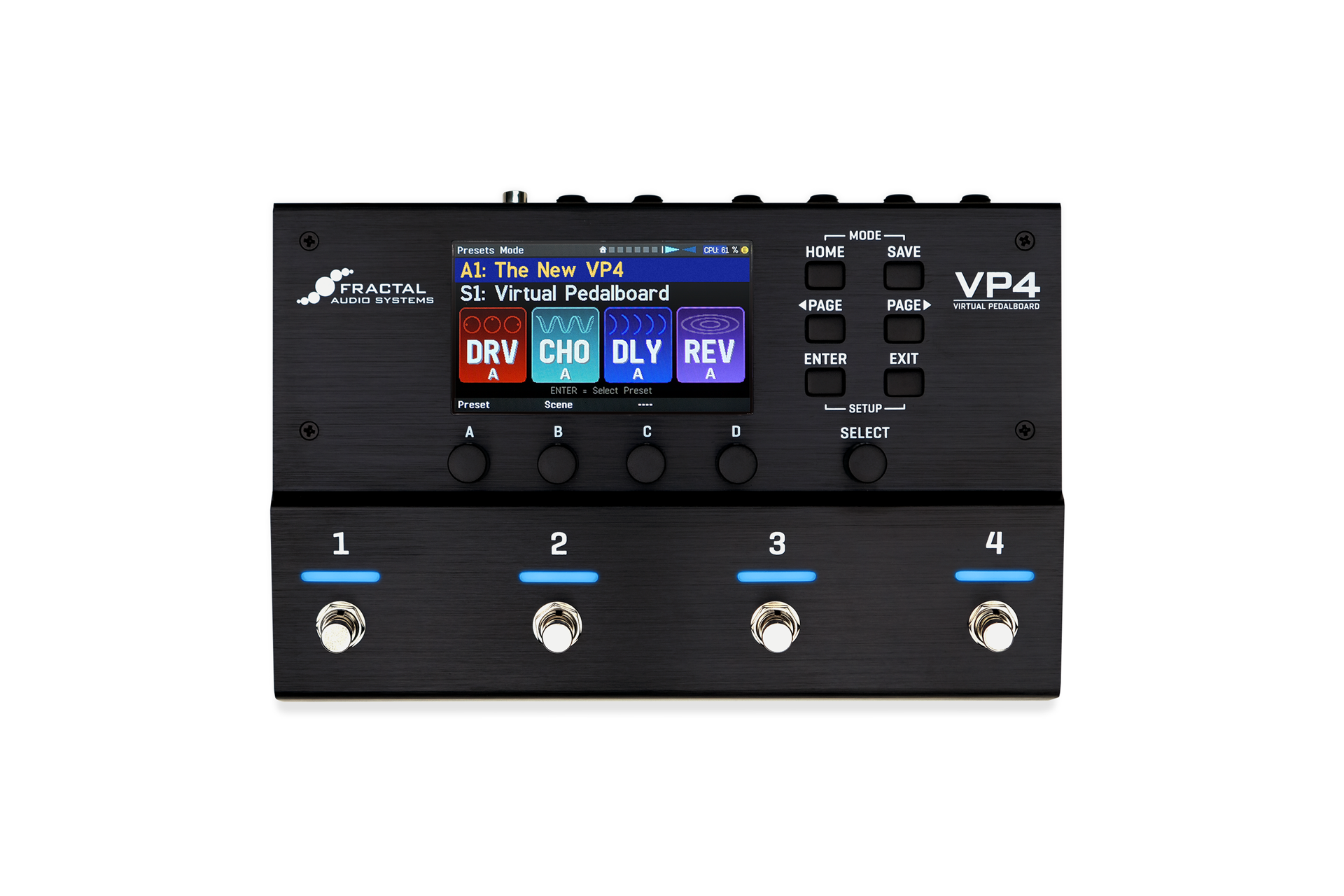 VP4 Virtual Pedalboard - Compact Multi-FX - Add Fractal Audio VP4 Virtual Pedalboard - Compact Multi-FX - Add Fractal Audio
